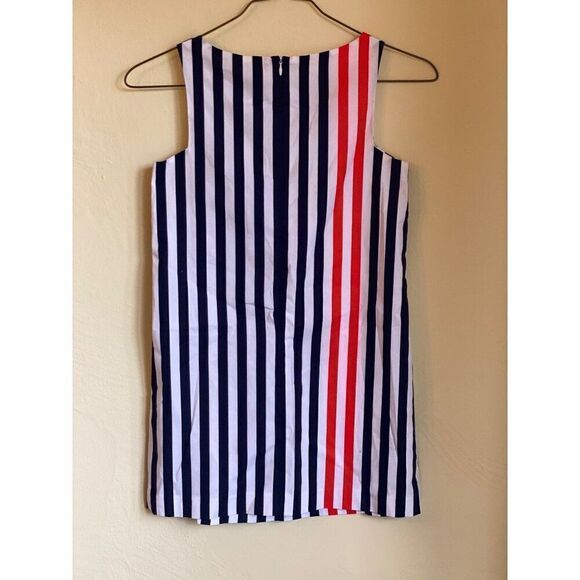 MILLY Minis Angular Shift Dress Girls Striped Multicolor Size 12 - Picture 2 of 3
